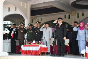 PJ Sekda Boalemo Beri Sambutan Mentri Sosial Pada Upacara Hari Pahlawan