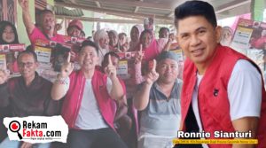 Masyarakat Beri “Respect” Positif Saat Ronnie Sianturi  Kampanye di Paguyaman Pantai