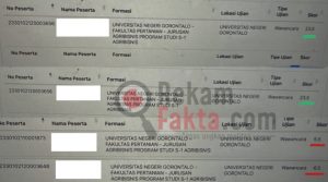 Tim Penilai SKB CPNS di Faperta UNG Bungkam Terkait Dugaan Kecurangan