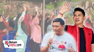 Ratusan Massa di Bualemo Sumpah “Lillahitaala” Pilih Ronnie Sianturi Untuk DPR RI
