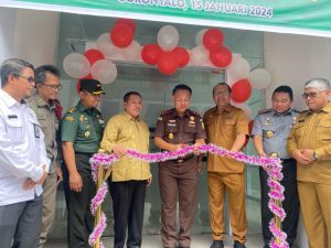 Ini Harapan Ketua DPRD untuk Kejati Gorontalo saat Hadiri Peresmian Gedung PTPS-Rumah Susun