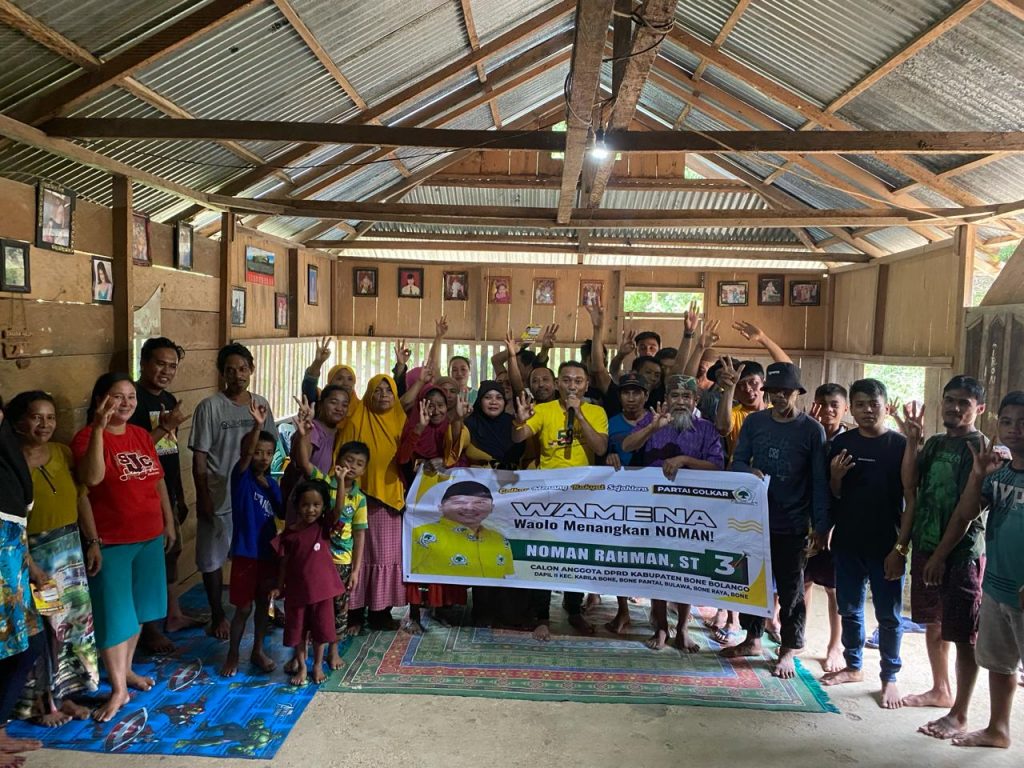 Kampanye dari Ujung Dusun Waolo, Caleg Muda DPRD Noman Rahman Didukung Warga: Rakyat Miskin Prioritas