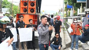 Buntut Pernyataan “Rum Pagau” Puluhan Jurnalis Gorontalo Gelar Aksi Demo