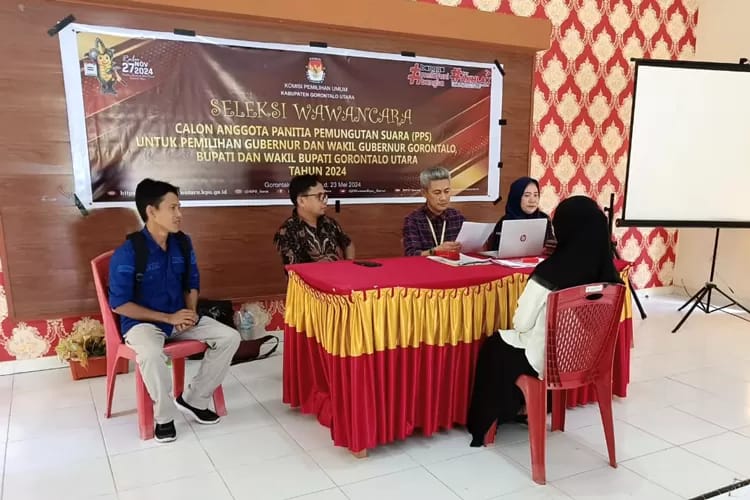 Sebanyak 649 Calon Anggota PPS Gorontalo Utara Ikuti Tes Wawancara