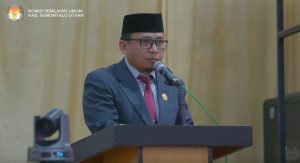 Ini Pesan Ketua KPU Gorut saat Melantik 369 Anggota PPS