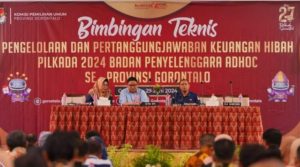 KPU Gorontalo Gelar Bimtek Pertanggung Jawaban Hibah Pilkada 2024