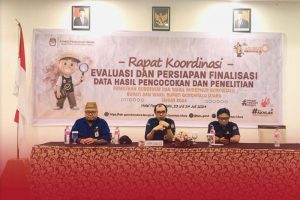 KPU Gorontalo Utara Gelar Rapat Evaluasi Coklit Pilkada 2024