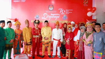 Refleksi Kemerdekaan, KPU Kota Gorontalo Berpartisipasi Dalam Upacara HUT ke-79 RI
