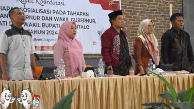 Sukseskan Pilkada 2024, KPU Kabgor Adakan Rapat Persiapan Sosialisasi