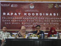 KPU Gorut Gelar Rakor Bahas Ketentuan Kampanye