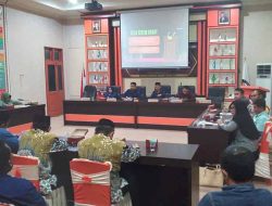 Jelang Debat Perdana, KPU Boalemo Bahas Tata Tertib Bersama Paslon