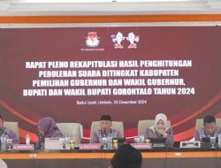 KPU Kabgor Tetapkan Paket “ST12” Menang di Pilkada 2024