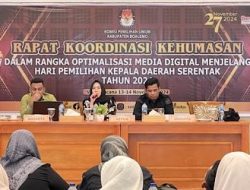 Gelar Rapat Kehumasan, KPU Boalemo Berharap Media Menjadi Penyedia Informasi, Edukasi dan Menangkal Hoax