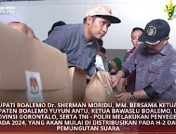 KPU Boalemo Pastikan Logistik Pilkada Kabupaten Boalemo Tersalur di Moliliulo dan Saritani