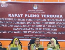 KPU Gorut Resmi Tetapkan Roni-Ramdhan Peraih Suara Terbanyak