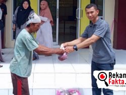 Momentum Idul Adha, Polsek Paguat Sembelih Sapi Kurban dan Bagikan Daging ke Warga Sekitar