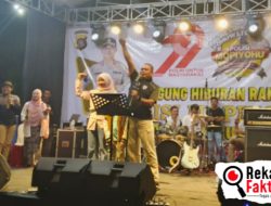 HUT Bhayangkara ke-79, Polres Pohuwato Gelar Hiburan Rakyat dan Dukung UMKM