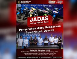 Diselamatkan Jaksa! 18 Unit Kendaraan Milik Pemkab Bone Bolango Resmi Kembali