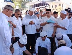 Ditinggal Sosok yang Dianggap Orang Tua, Rachmat Gobel Iringi Pemakaman Tante Tuti Wartabone Gobel