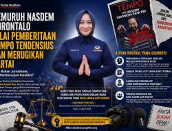 Gemuruh NasDem Gorontalo Nilai Pemberitaan Tempo Tendensius dan Merugikan Partai