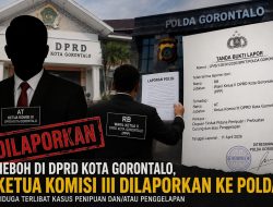 Heboh di DPRD Kota Gorontalo, Ketua Komisi III Dilaporkan ke Polda