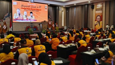 Ratusan Kader Hanura Mulai Padati Ballroom Aston Jelang Musda IV Sore Ini