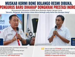 Muskab KORMI Bone Bolango Resmi Dibuka, Pengurus Baru Diharap Dongkrak Prestasi Inorga