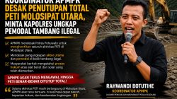 APMPK Minta Kapolres Ungkap Pemodal Tambang Ilegal di Molosifat Utara