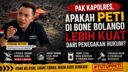 Pak Kapolres, Apakah PETI di Bone Bolango Lebih Kuat dari Penegakan Hukum?