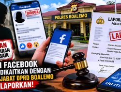 Diduga Cemarkan Nama Baik, Akun “FB” yang Dikaitkan dengan Istri Pejabat DPRD Boalemo Dilaporkan