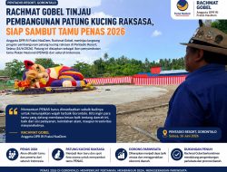Rachmat Gobel Tinjau Patung Kucing Raksasa di Pentadio Resort, Siap Sambut PENAS 2026
