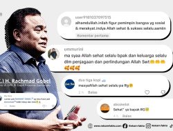 Rachmat Gobel Tak Sedang Dibicarakan, Ia Sedang Didoakan oleh Warganya