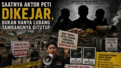 Saatnya Aktor PETI Dikejar, Bukan Hanya Lubang Tambangnya Ditutup