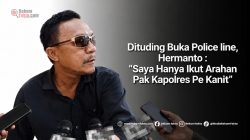 Dituding Buka Police Line, Hermanto: “Saya Hanya Ikuti Arahan Pak Kapolres Pe Kanit”