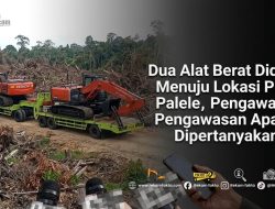 Dua Alat Berat Diduga Menuju Lokasi PETI Palele, Pengawasan Aparat Dipertanyakan
