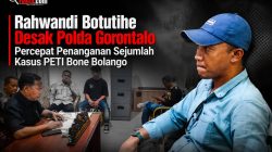 Rahwandi Botutihe Desak Polda Gorontalo Percepat Penanganan Sejumlah Kasus PETI Bone Bolango