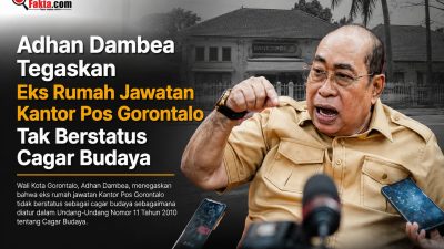Adhan Dambea Tegaskan Eks Rumah Jawatan Kantor Pos Gorontalo Tak Berstatus Cagar Budaya