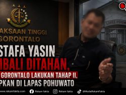 Mustafa Yasin Kembali Ditahan, Kejati Gorontalo Lakukan Tahap II, Dititipkan di Lapas Pohuwato