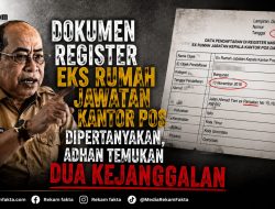Dokumen Register Eks Rumah Jawatan Kantor Pos Dipertanyakan, Adhan Temukan Dua Kejanggalan