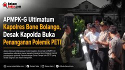 APMPK-G Ultimatum Kapolres Bone Bolango, Desak Kapolda Buka Penanganan Polemik PETI