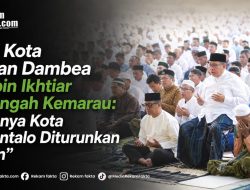 Wali Kota Adhan Dambea Pimpin Ikhtiar di Tengah Kemarau: “Kiranya Kota Gorontalo Diturunkan Hujan”