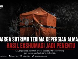 Keluarga Sutrimo Terima Kepergian Almarhum, Hasil Ekshumasi Jadi Penentu