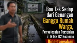 Bau Tak Sedap dari Genangan Ganggu Rumah Warga, Penyelesaian Persoalan di MTsN 02 Boalemo Dipertanyakan