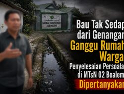 Bau Tak Sedap dari Genangan Ganggu Rumah Warga, Penyelesaian Persoalan di MTsN 02 Boalemo Dipertanyakan