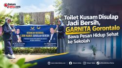 Toilet Kusam Disulap Jadi Bersih, GARNITA Gorontalo Bawa Pesan Hidup Sehat ke Sekolah