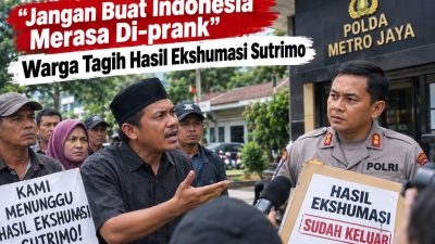 “Jangan Buat Indonesia Merasa Di-prank”, Warga Tagih Hasil Ekshumasi Sutrimo