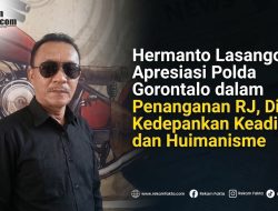 Hermanto Lasangoli Apresiasi Polda Gorontalo dalam Penanganan RJ, Dinilai Kedepankan Keadilan dan Humanisme